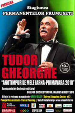 Concert Tudor Gheorghe la Sala Palatului, Bucuresti