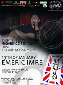 Concert Emeric Imre in Mojo