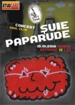 Concert Suie Paparude in club Soul din Cluj