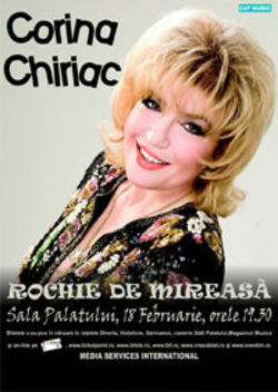 Concert Corina Chiriac la Sala Palatului