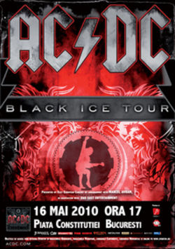 Concert AC/DC in Romania la Bucuresti pe 16 mai 2010