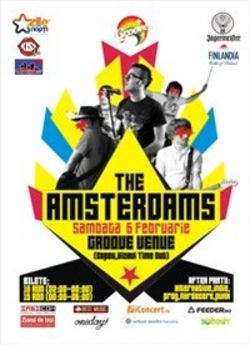 Concert The Amsterdams in club Groove Iasi