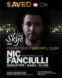Nic Fanciulli mixeaza la Iasi