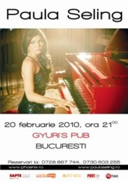 Concert Paula Seling in Gyuri's Pub