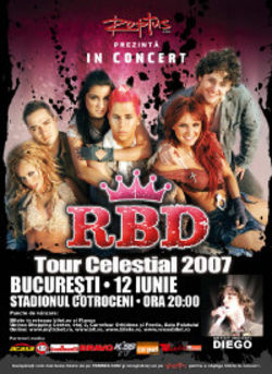 RBD concert pe Stadionul Cotroceni
