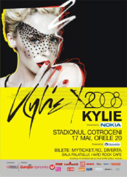 Concert Kylie Minogue pe stadionul Cotroceni