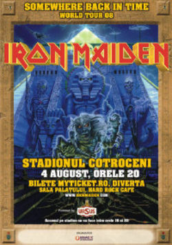 Concert Iron Maiden la Bucuresti