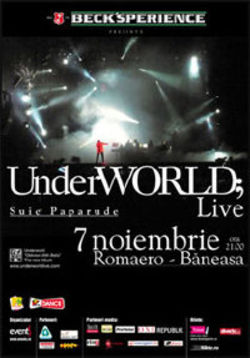 Concert Underworld la Bucuresti