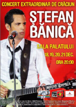 Concert extraordinar de Craciun cu Stefan Banica Jr