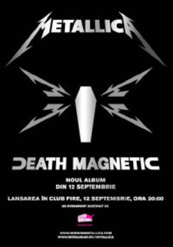 Lansarea albumului Death Magnetic in Romania