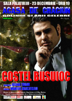 Costel Busuioc canta `Acasa de Craciun`