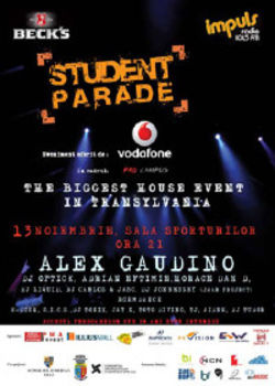 Alex Gaudino, invitat special la Student Parade 2008
