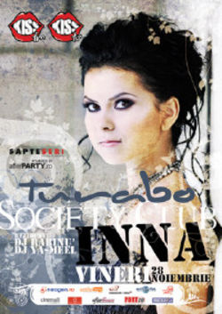 Inna concerteaza la Bucuresti, in Turabo Society Club