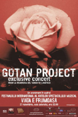 Gotan Project in Romania, in cadrul Festivalului `Viata e frumoasa`