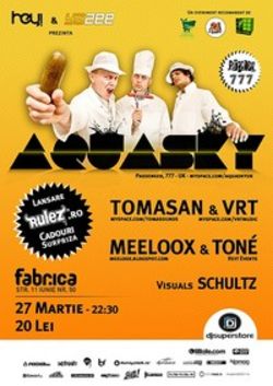 HEY! Events & Yazee prezinta: AQUASKY (UK)