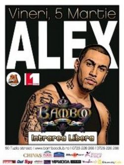 Concert Alex pentru doamne si domnisoare la Club Bamboo