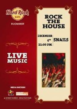 Concert Snails la Hard Rock Cafe
