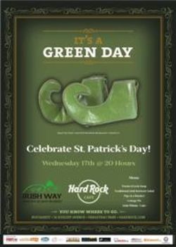 St. Patrick's Day la Hard Rock Cafe