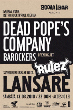 Concert Dead Pope's Comapny & Barockers in Booha Bar