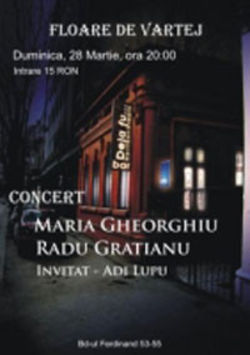 Concert Maria Gheorghiu in Bar Deja Fu