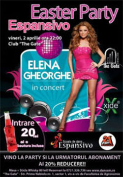 Concert Elena Gheorghe in Club The Gate, Bucuresti