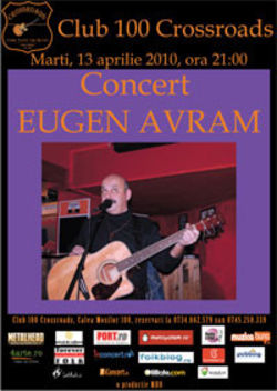 Concert Eugen Avram in Club 100 Crossroads