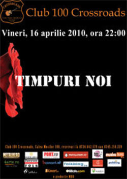 Concert Timpuri Noi in 100 Crossroads