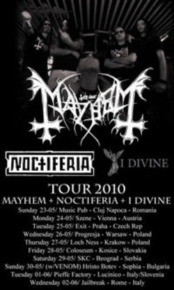 Concert Mayhem la Cluj-Napoca