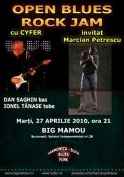 Open Blues Rock Jam - cu CYFER - invitat special - MARCIAN PETRESCU (muzicuta)