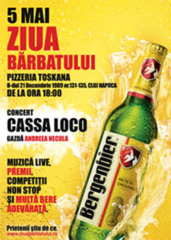 Concert Cassa Loco de Ziua Barbatului 2010 la Cluj-Napoca