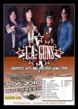 L.A. Guns concerteaza in Piata Constitutiei
