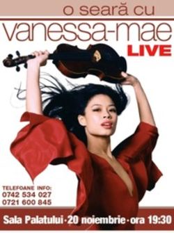 Concert Vanessa-Mae la Bucuresti ANULAT