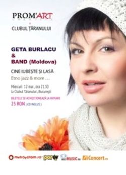 Concert Geta Burlacu la Clubul Taranului