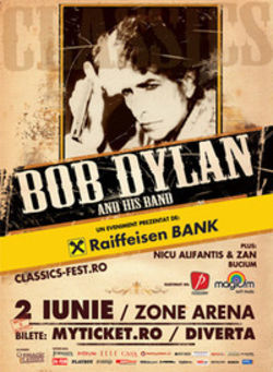 Concert Bob Dylan in Romania la Bucuresti