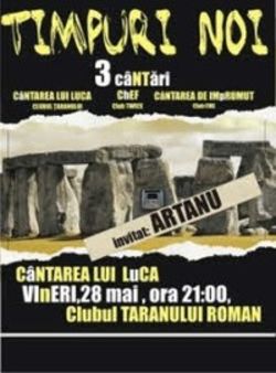 Concert Timpuri Noi in Clubul Taranului Roman