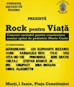 Concert caritabil Rock Pentru Viata