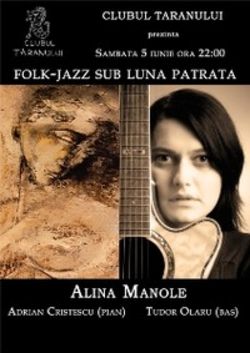 Alina Manole concerteaza in Clubul Tanarului