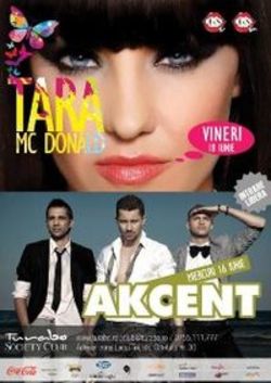 Concert Tara McDonald la Bucuresti