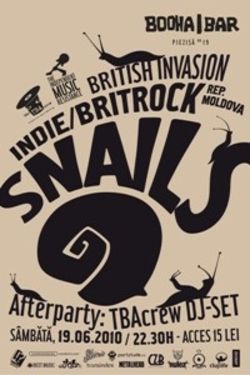 Concert Snails in Booha Bar din Cluj
