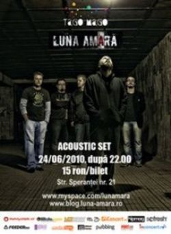 Luna Amara concerteaza in Club Tago Mago