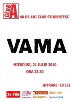 Concert Vama in Club A