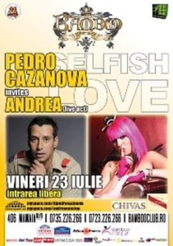 Pedro Cazanova si Andrea in Club Bamboo din Mamaia