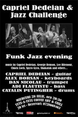 Concert Capriel Dedeian & Jazz Challenge la Tete-a-Tete