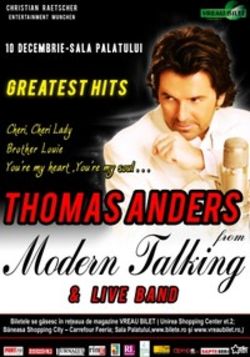 Concert Thomas Anders la Bucuresti