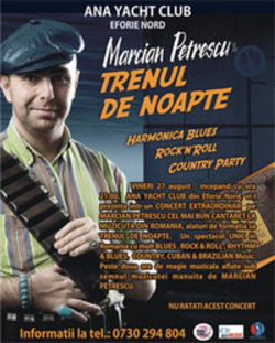 Concert Marcian Petrescu si Trenul de Noapte la Eforie Nord