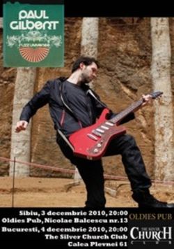 Concert Paul Gilbert la Sibiu