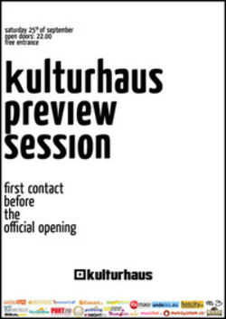 KULTURHAUS Preview Session