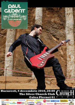 Concert Paul Gilbert la Bucuresti