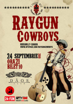 Trupa canadiana Raygun Cowboys canta la Timisoara
