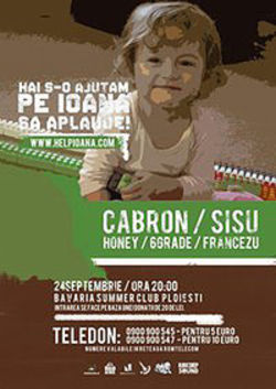 Cabron si Sisu concerteaza in scop caritabil
